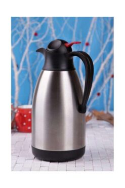 Tiffany Novia 2 Litre Termos 304 Çelik Piknik Kamp Servis Ve Ikram Için Su Meşrubat Çay Termosu