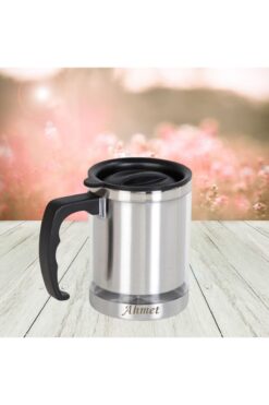 HediyesiBizden Kişiye Özel Isim Baskılı Kapaklı Bardak Termos 400 ml