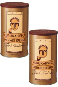 Mehmet Efendi Türk Kahvesi 1000 Gr Konserve Kutu (2 Adet 500 Gr)