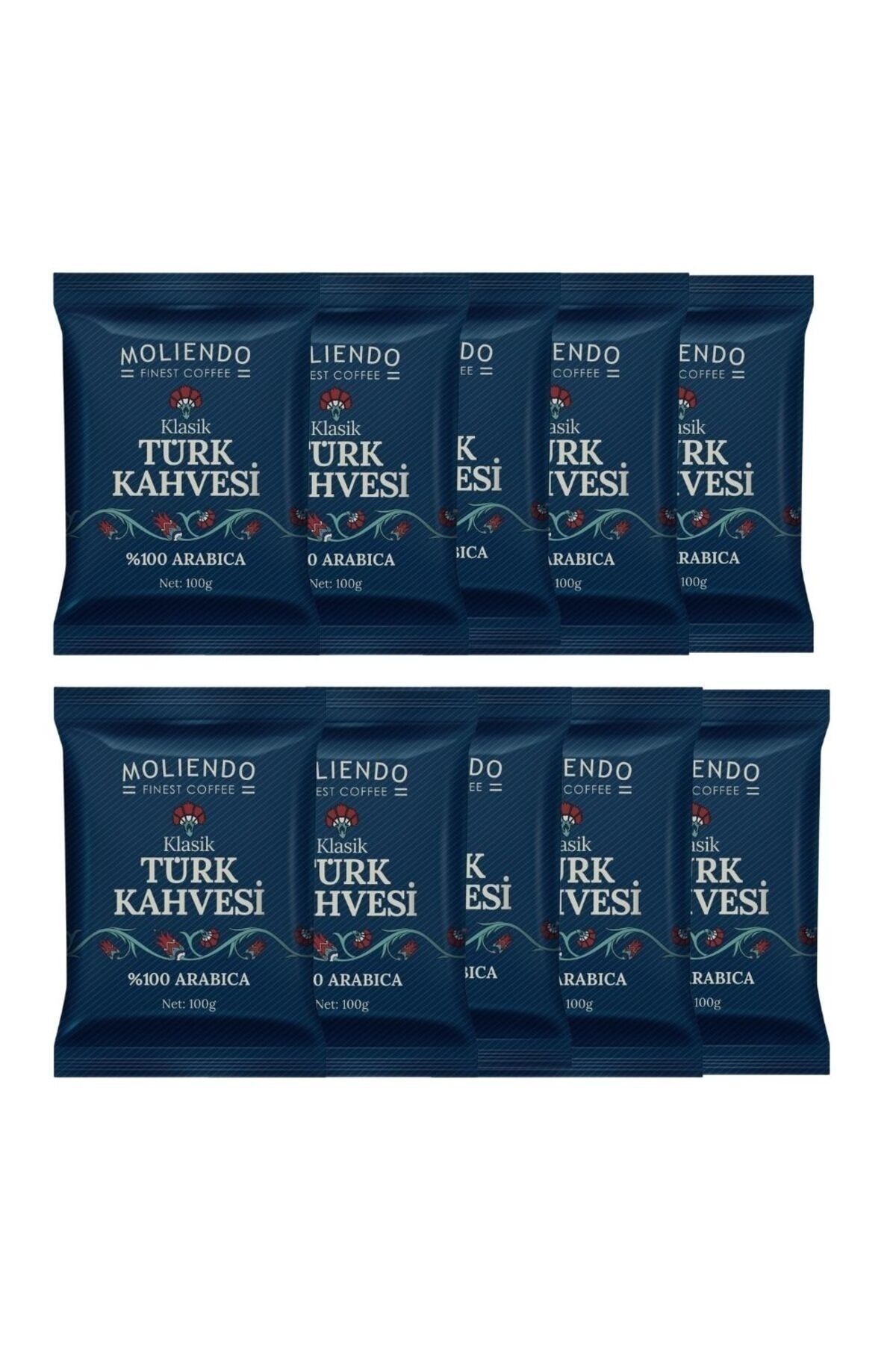 Moliendo Finest Coffee Klasik Türk Kahvesi 100 G 10'lu Avantaj Paketi - Görsel 2