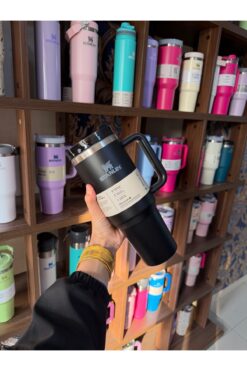 AbaTech pipetli Quencher H2.0 Flowstat Paslanmaz Çelik Yalıtımlı Bardak 40 Oz 1,18 Lt Orchid