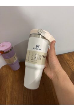 Neon Flip straw model sızdırmaz kapaklı termos