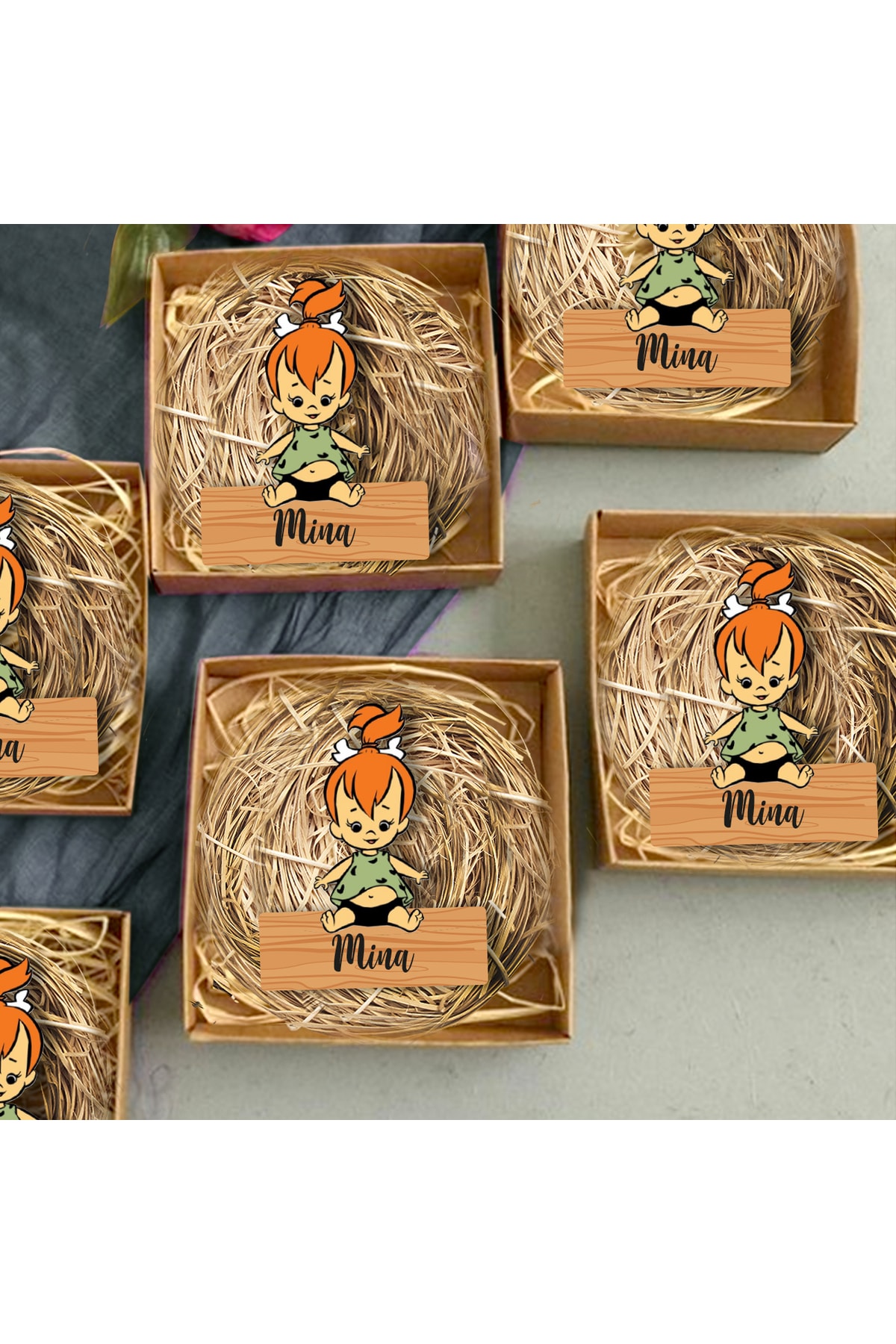 HET Concept 20 Adet Kişiye Özel Hediye Magnet Hediyelik Bebek Çocuk Doğum Günü, Sünnet Ve Parti Magneti Mdl757 - Görsel 2