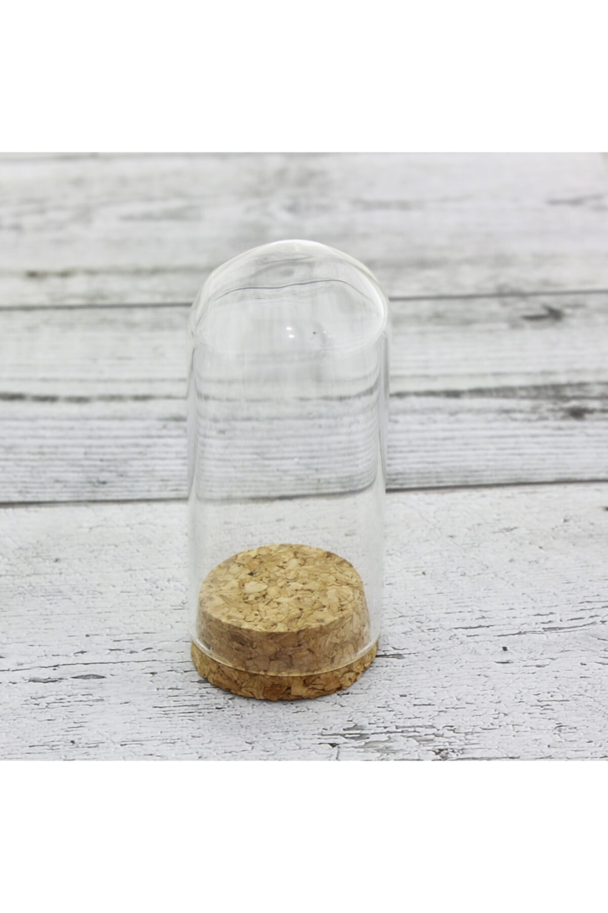 mutlu adım 12 Adet 3,5 X 8cm Küçük Cam Ters Şişe Fanus Terrarium - Görsel 2