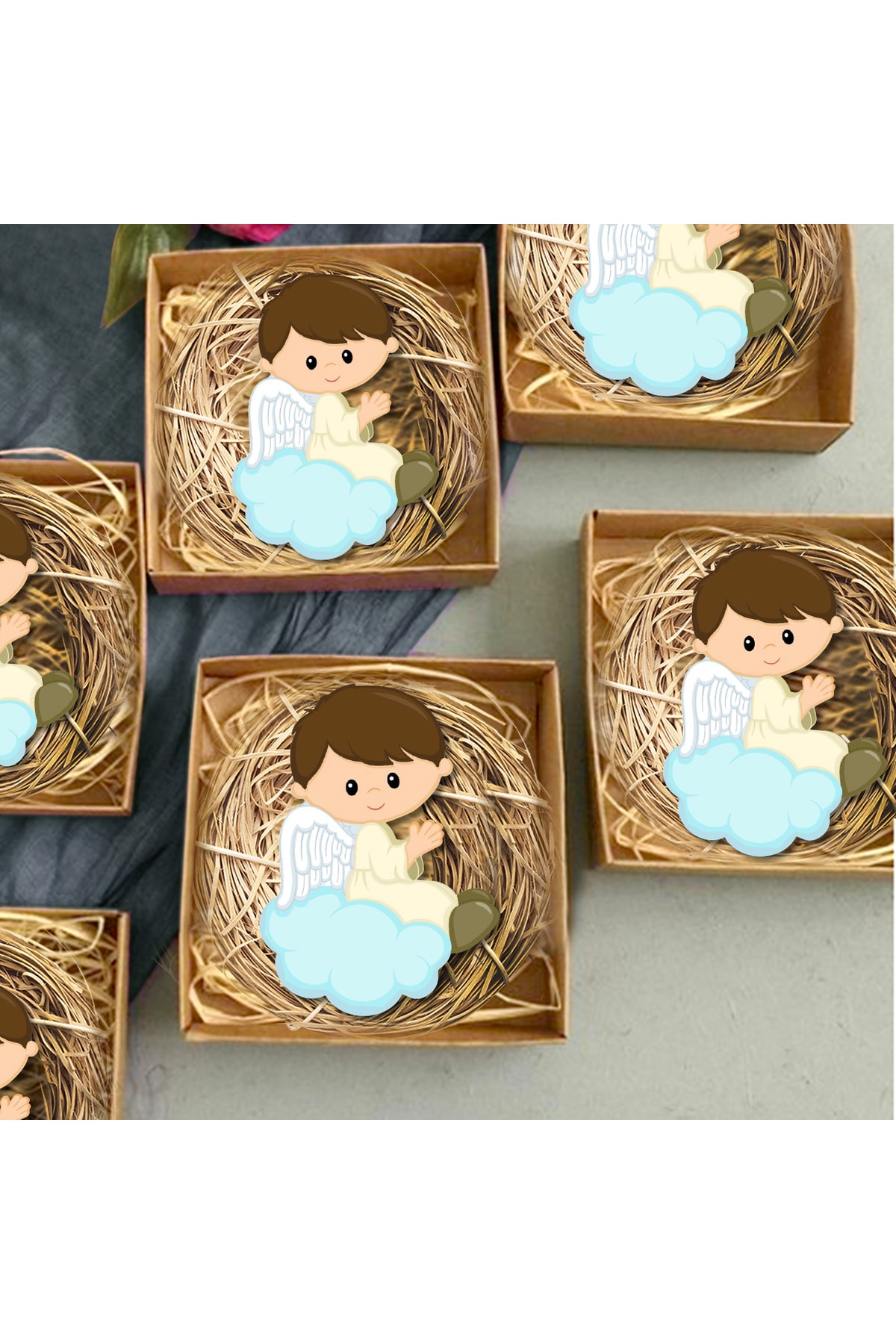 HET Concept 20 Adet Kişiye Özel Hediye Magnet Hediyelik Bebek Çocuk Doğum Günü, Sünnet Ve Parti Magneti Mdl701 - Görsel 2