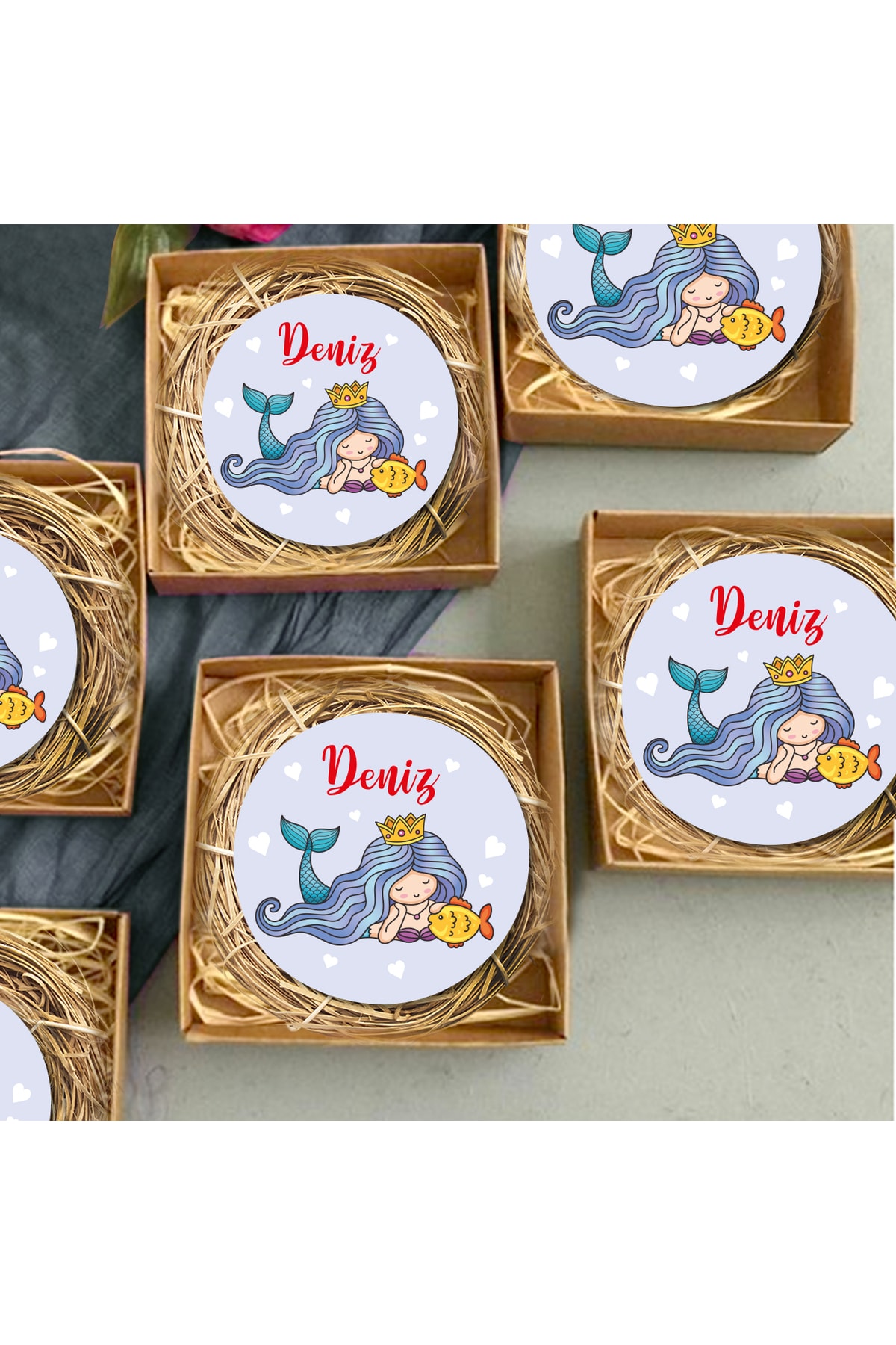 HET Concept 20 Adet Kişiye Özel Hediye Magnet Hediyelik Bebek Çocuk Doğum Günü, Sünnet Ve Parti Magneti Mdl734 - Görsel 2