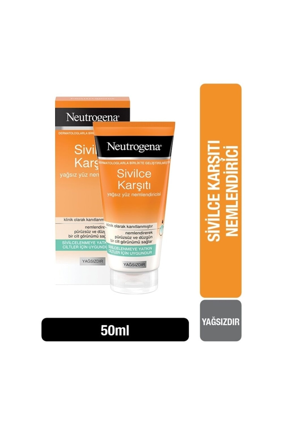 Neutrogena Sivilce Karşıtı Yağsız Yüz Nemlendirici 50 Ml - Görsel 2