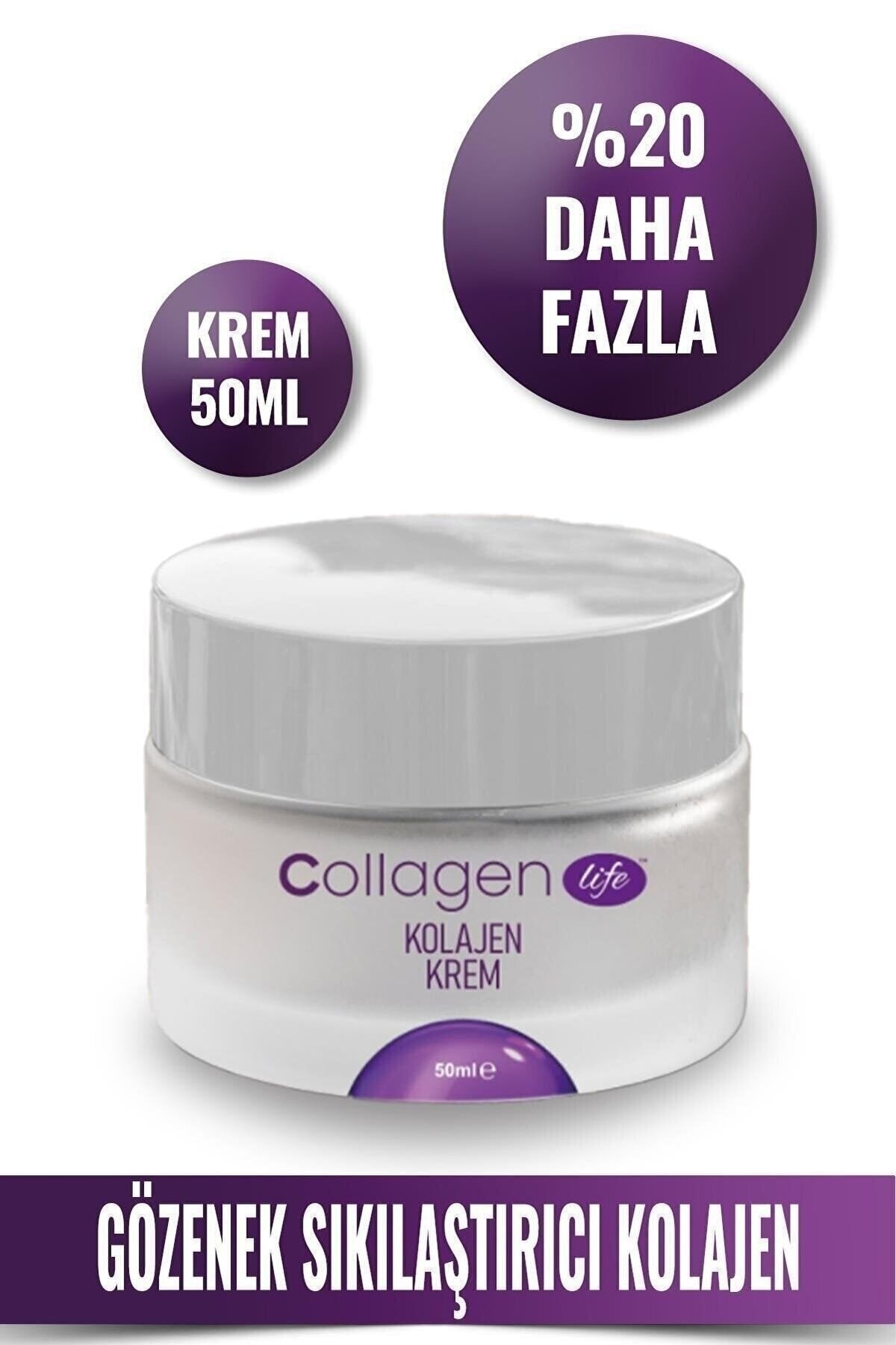 COLLAGEN LIFE Kolajen Kil Maskesi 125gr& Gözenek Sıkılaştırıcı Kolajen Krem 50ml - Görsel 3