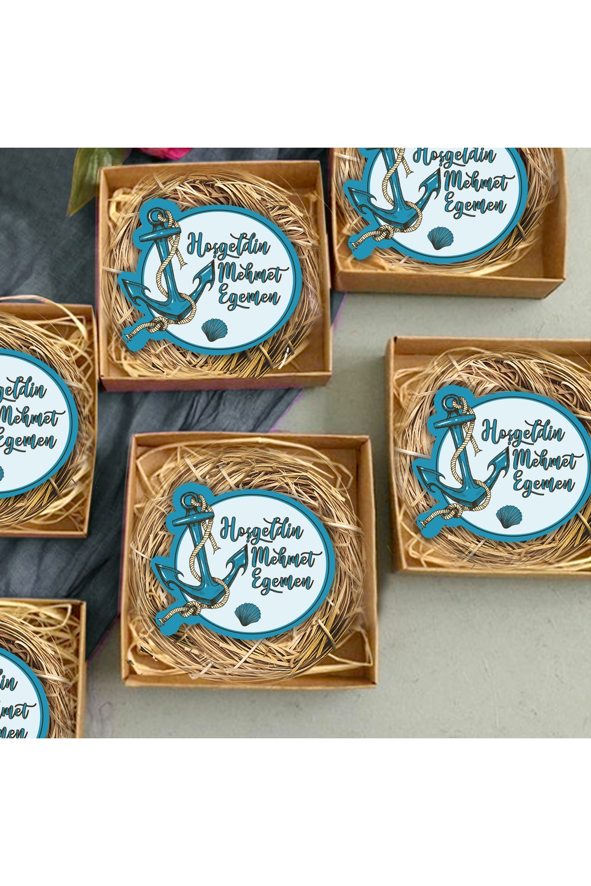 HET Concept 20 Adet Kişiye Özel Hediye Magnet Doğum Günü, Sünnet Ve Parti Magneti Model 815 - Görsel 2