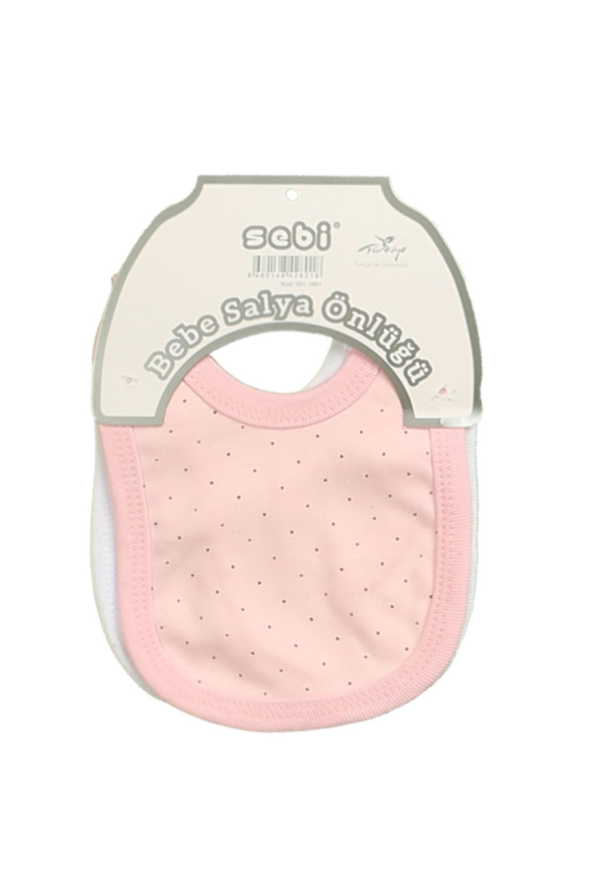 Sebi Bebe Penye Ağız Salgısı Önlüğü 2'li(kız Bebek) - Görsel 3
