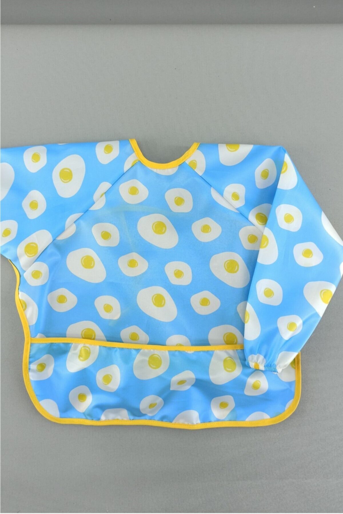 dubi baby 6-24 Ay Kollu Mama Önlüğü Mavi Yumurta Galatasaray - Görsel 3