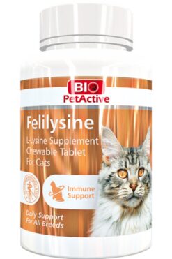Bio PetActive Felilysine | Kediler Için Lizin Tableti / Kedi 90 Tablet