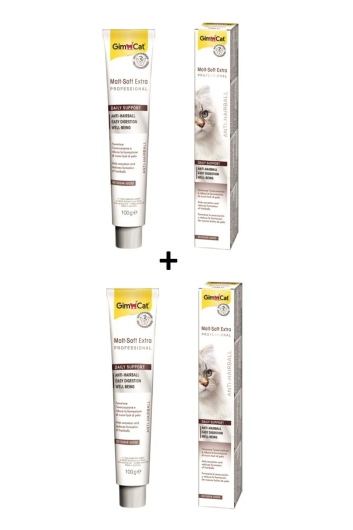 Gimcat Gim Cat Malt-soft 20 Gram 2'li Set