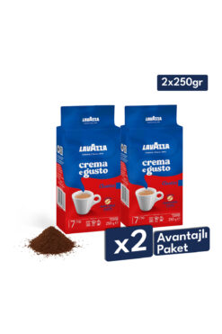 LavAzza Crema E Gusto Öğütülmüş Filtre Kahve 250 GR | 2'li Çok Avantajlı Paket