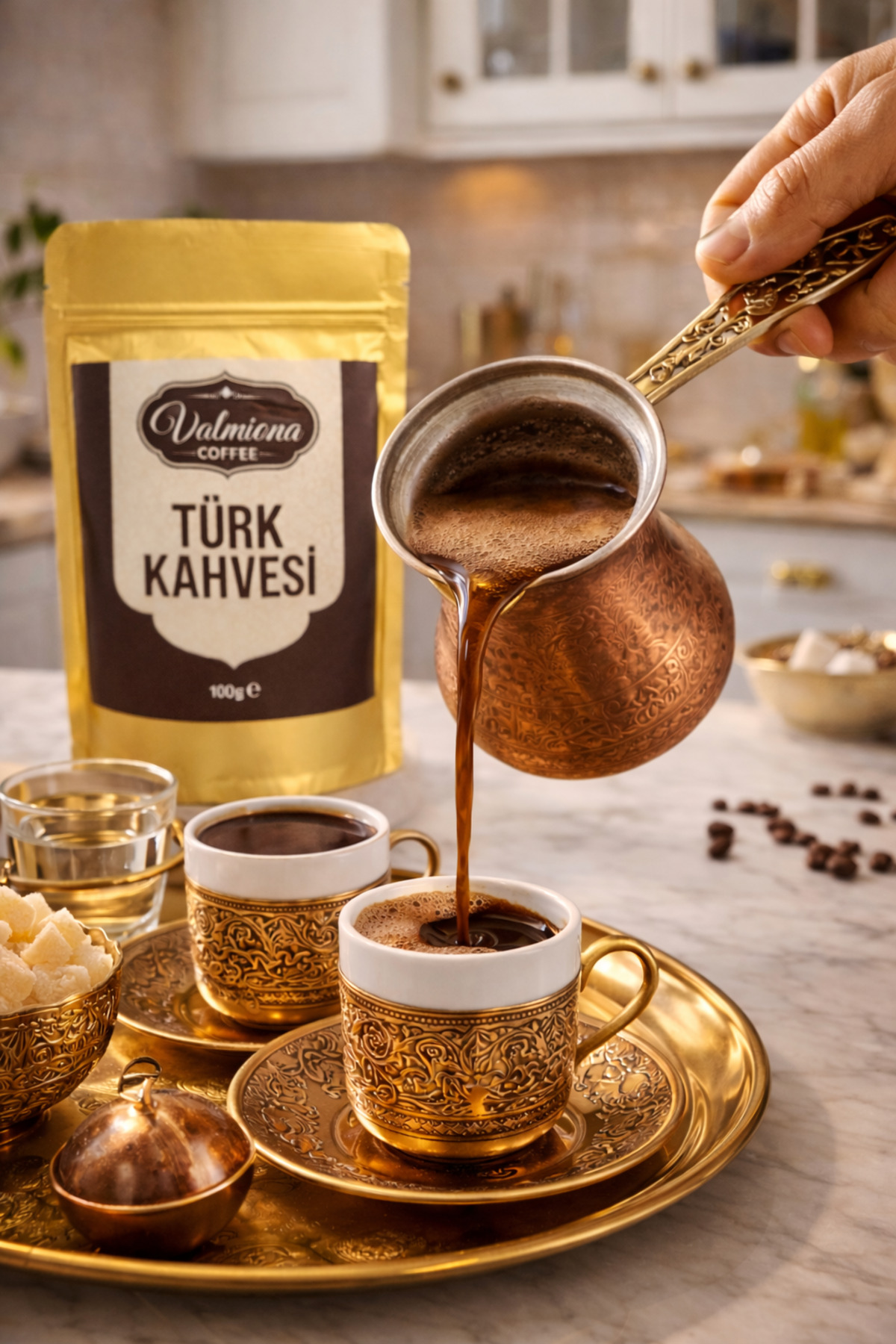 Valmiona Türk Kahvesi 3x100g Avantajlı Paket – Geleneksel Lezzet - Görsel 3