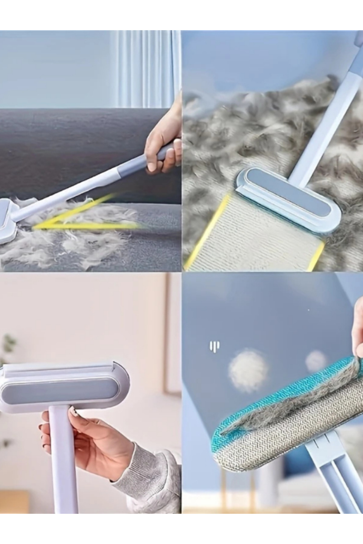 Genel Markalar Patiroll Kedi-Köpek Tüy Temizleme Sihirli Fırça 4ü1 Arada - Görsel 2