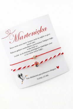 Tupek Store Marteniçka Nazar Boncuk Ve Yonca Şans Bileklik Seti