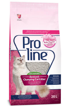 Pro Line Bebek Pudrası Kokulu Bentonit Kedi Kumu 20 Lt