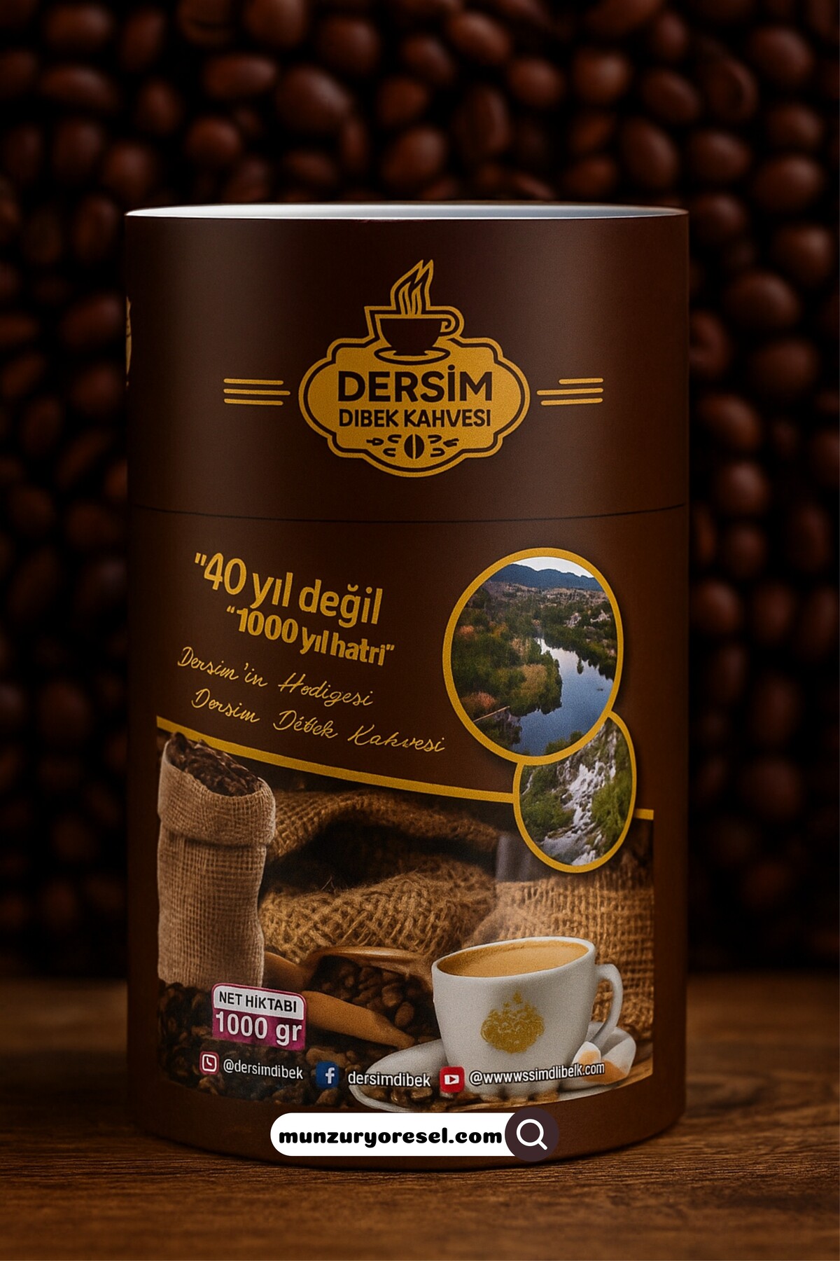 dersim dibek Kahvesi 1000 Gr