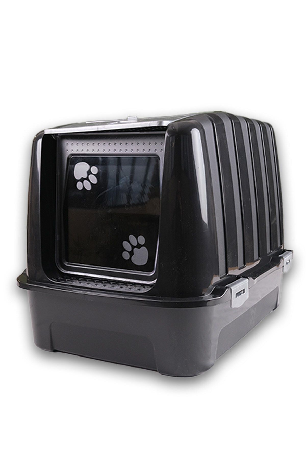 Kurtbay Şekil Lüks Kapalı Kedi Tuvaleti, Filtreli ve Kürek Hediyeli, 52x37,5x39 cm - VN11003