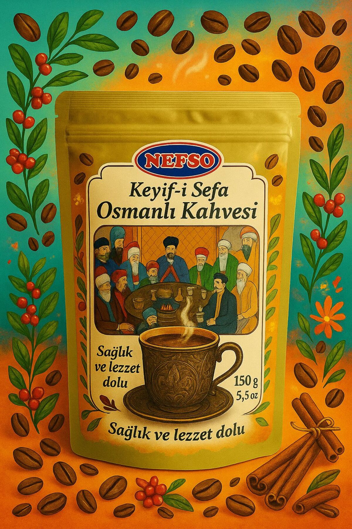 nefso Keyf-i Sefa Osmanlı Kahvesi 150 Gr