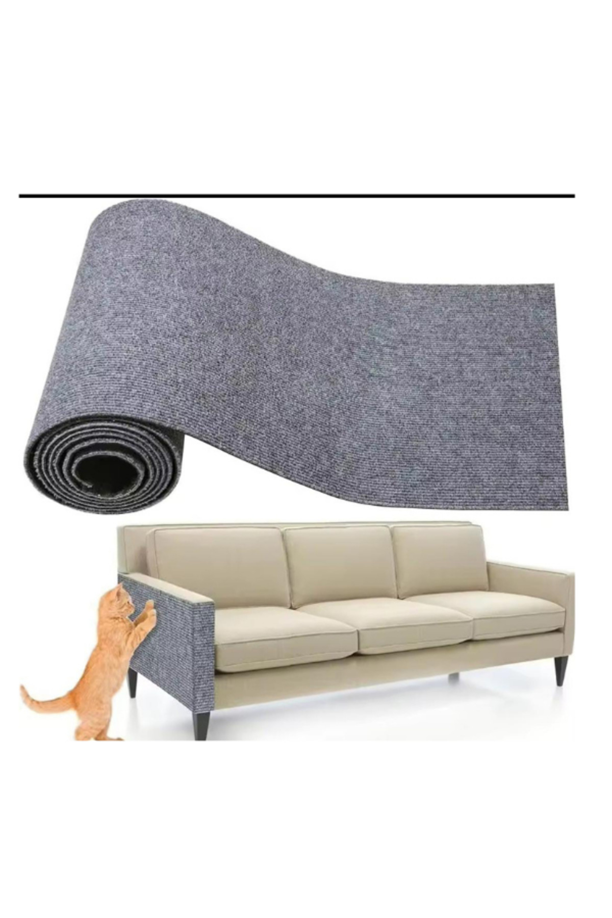 chittoshop YAPIŞKANLI KEDİ TIRMALAMA HALISI 100 X 30 Cm