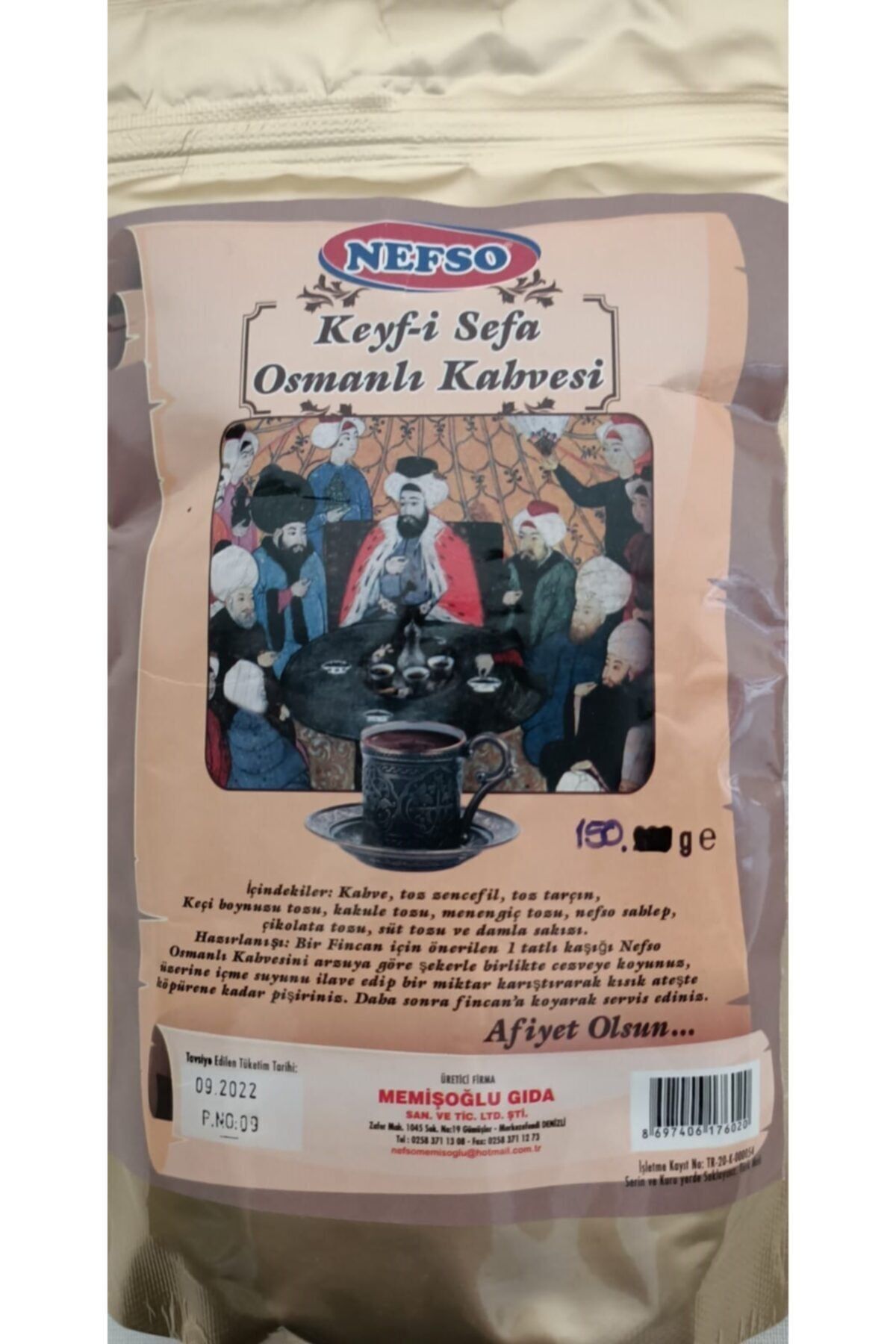 nefso Keyf-i Sefa Osmanlı Kahvesi 150 Gr - Görsel 3