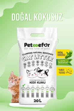 Petefor 20 LT Natural Kedi Kumu