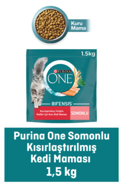Purina One Somonlu Kısırlaştırılmış Kedi Maması 1,5 Kg