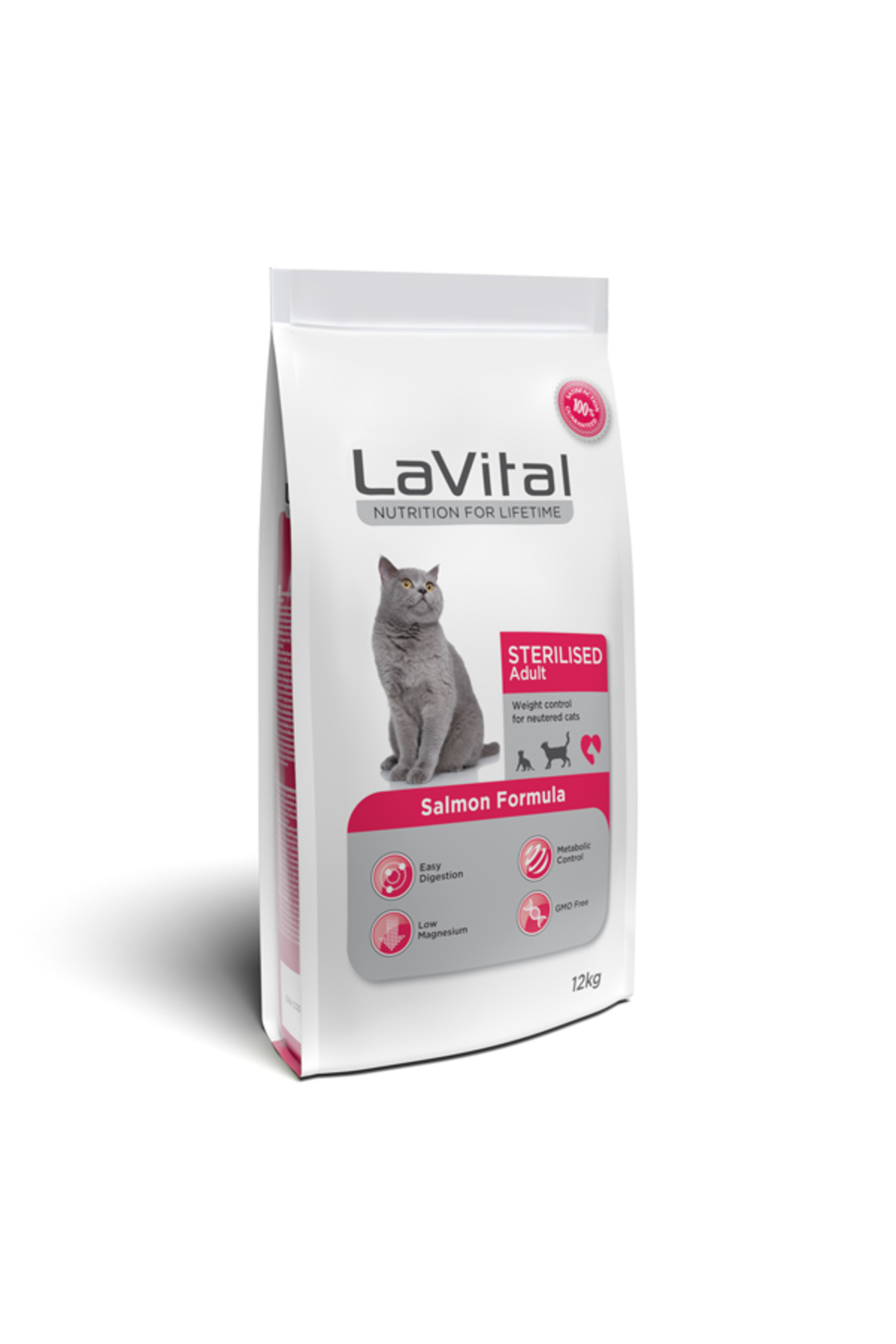 LaVital Kısırlaştırılmış Kuru Kedi Maması (Sterilised Adult) Somonlu 12 KG - Görsel 2