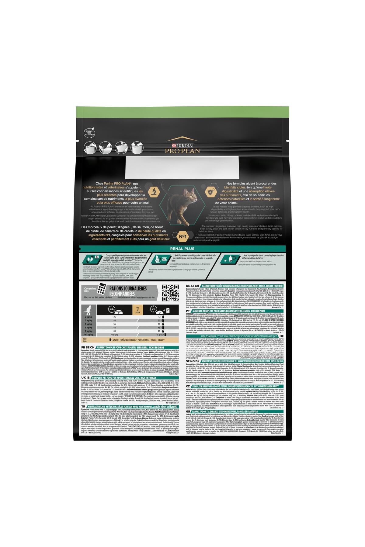 Pro Plan Sterilised Kısırlaştırılmış Kediler İçin Hindi Etli Kedi Maması 10 kg - Görsel 3