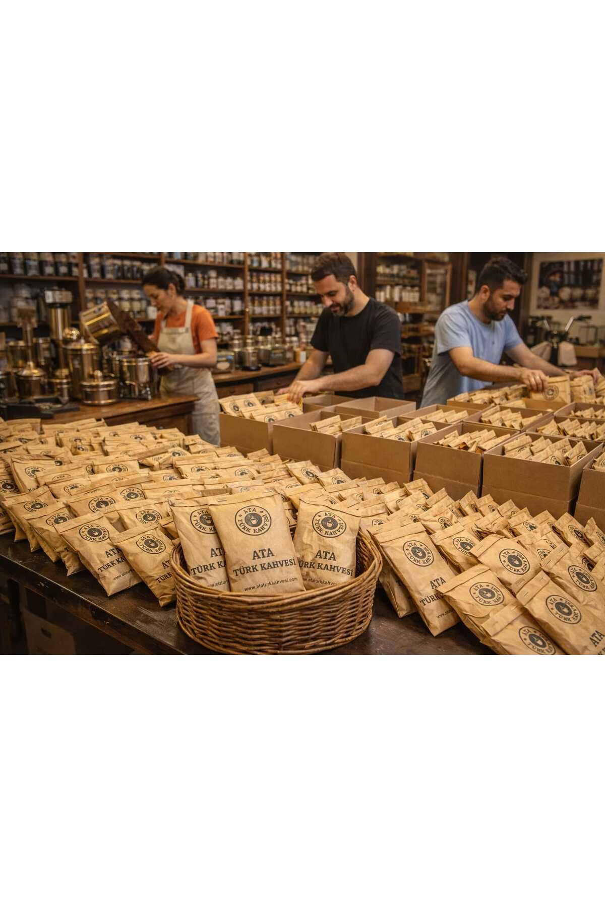 ATA TÜRKKAHVESİ Market Rafında Beklemeyen Taze Çekilmiş 100gr. Ata Türk Kahvesi - Görsel 3