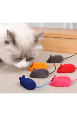 Genel Markalar Kedi Fare Oyuncağı Tüylü Gerçeklik hissi Öten Fare oyuncağı kedi için canlılık hissi 1 adet