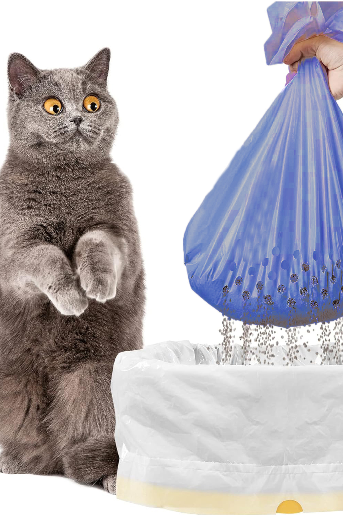 Nurnivus Kedi Kumu Temizleme Elekli Filtre 6'lı Kedi Tuvaleti Kumu Temizleme Filesi Yıkanabilir - Görsel 2