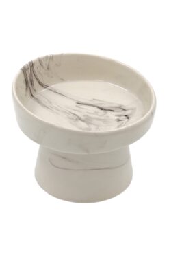 Home Seramik Kedi Ve Köpek Eğimli Mama Su Kabı