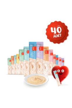 Wanpy Krema Kedi Ödül Maması 14gr (40 Adet) (Karışık Çeşitli)