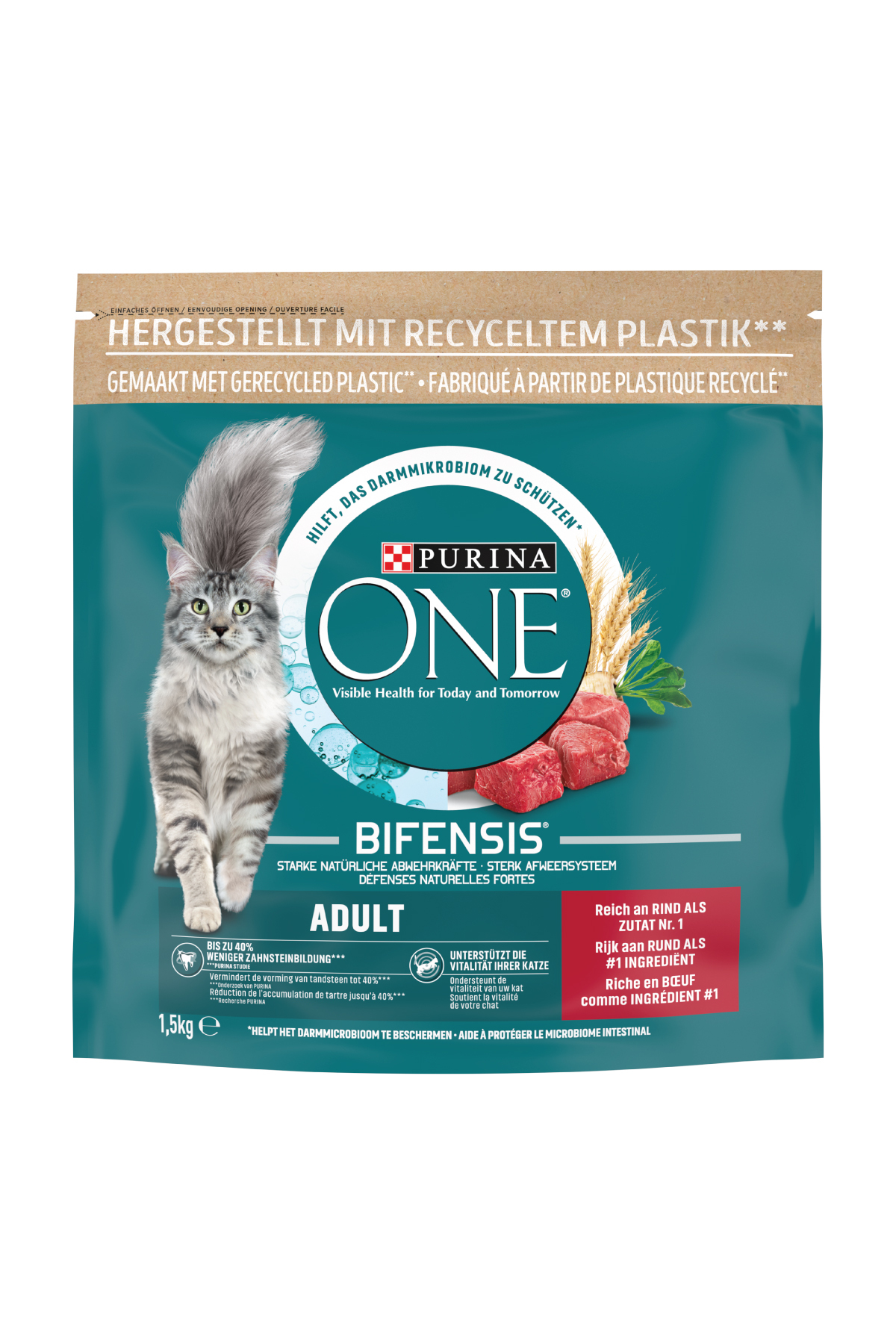 Purina One Sığır Etli Yetişkin Kedi Maması 1.5 Kg - Görsel 2