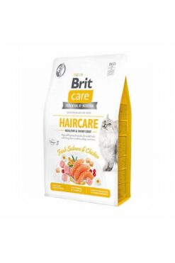 Brit Care Haircare Tahılsız Deri ve Tüy Sağlığı İçin Hipoalerjenik Somonlu ve Tavuklu Kedi Maması 7