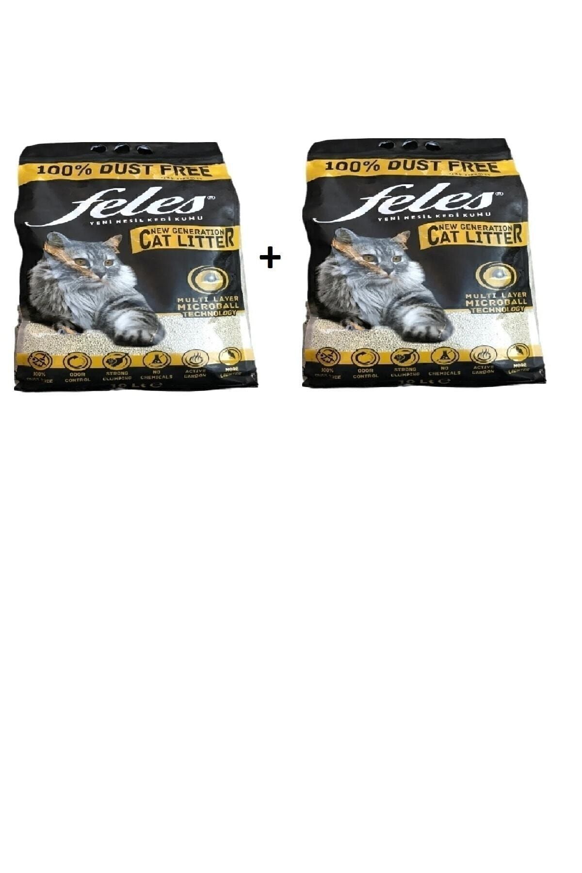 Genel Markalar Feles %100 Tozsuz Kedi Kumu 10 10 20 Lt.