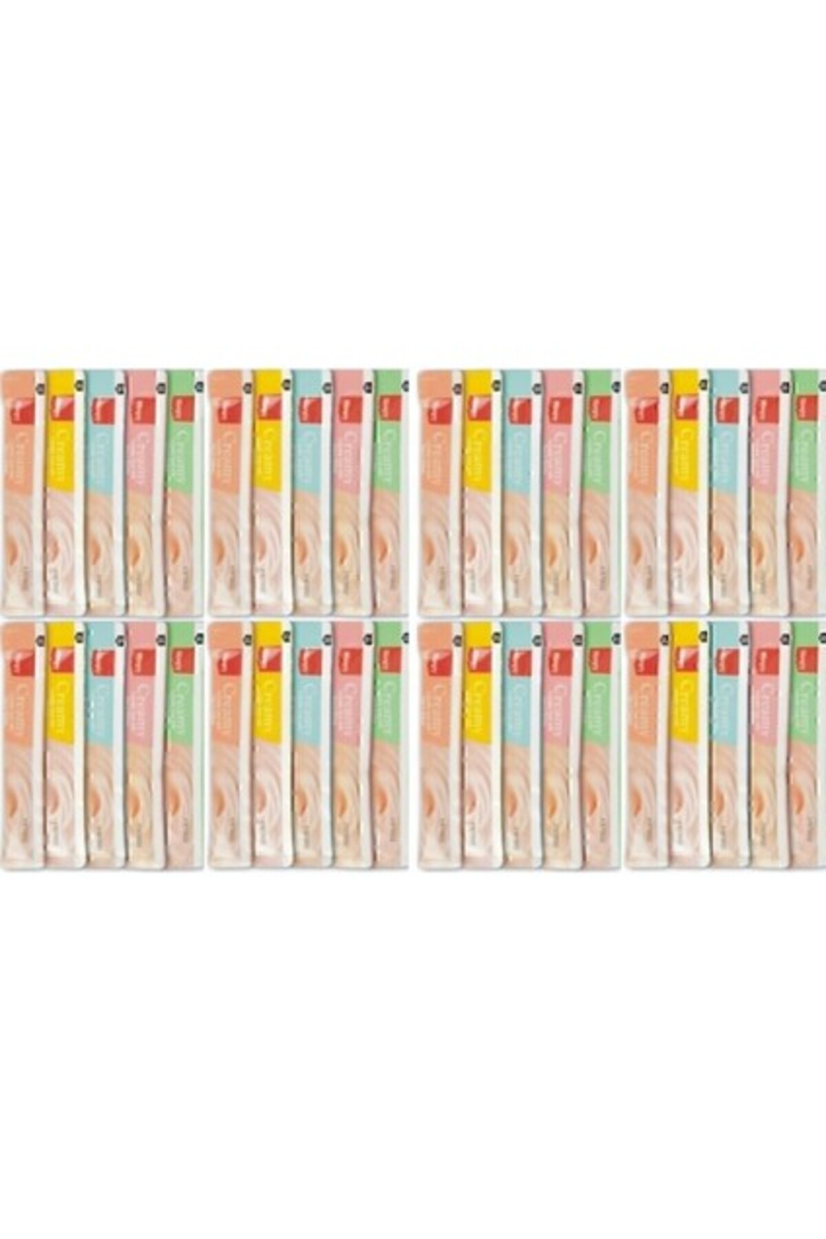 Orqinel Wanpy Creamy Cat Treat Karışık Krema Sıvı Kedi Ödül Maması 14 gr x 40 Adet