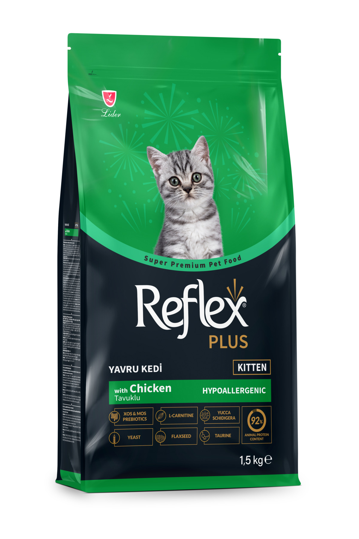 Reflex Plus Hipoalerjenik Tavuklu Yavru Kedi Maması 1,5 kg