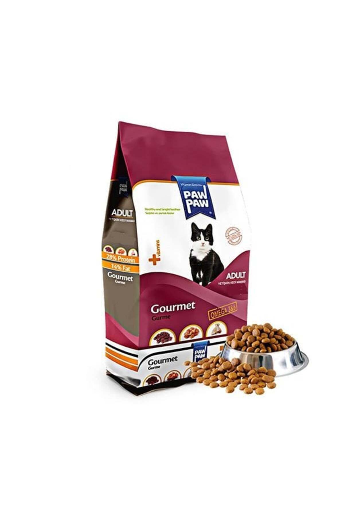 Paw Paw Gourmet Yetişkin Kedi Maması 15 Kg - Görsel 2