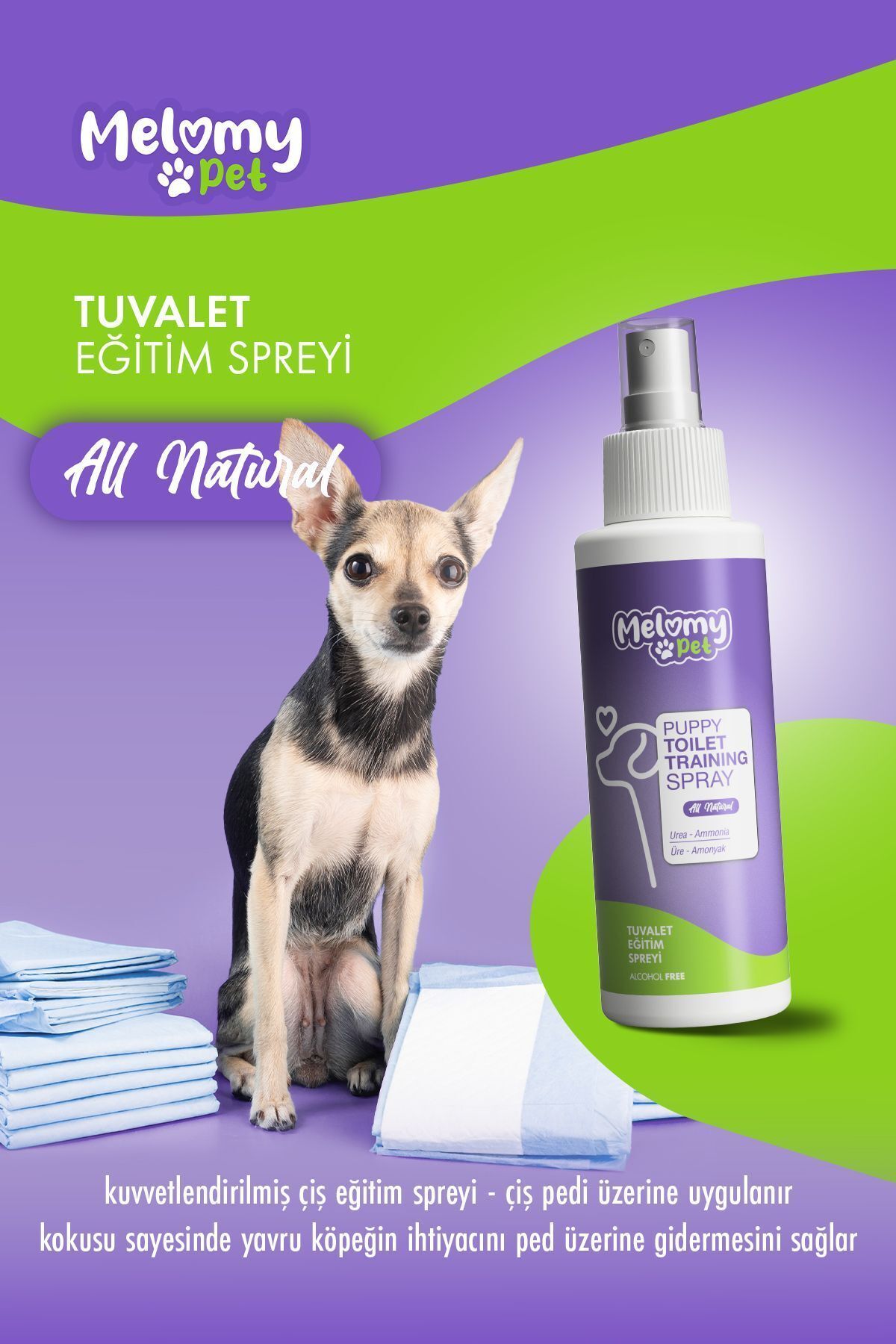 Melomy Köpek Tuvalet Eğitim Spreyi - 100 ml
