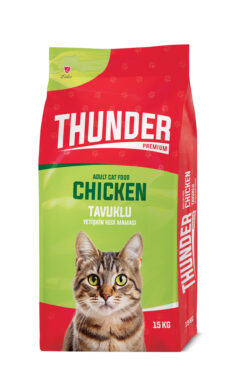 Thunder Tavuklu Yetişkin Kedi Maması 15 Kg