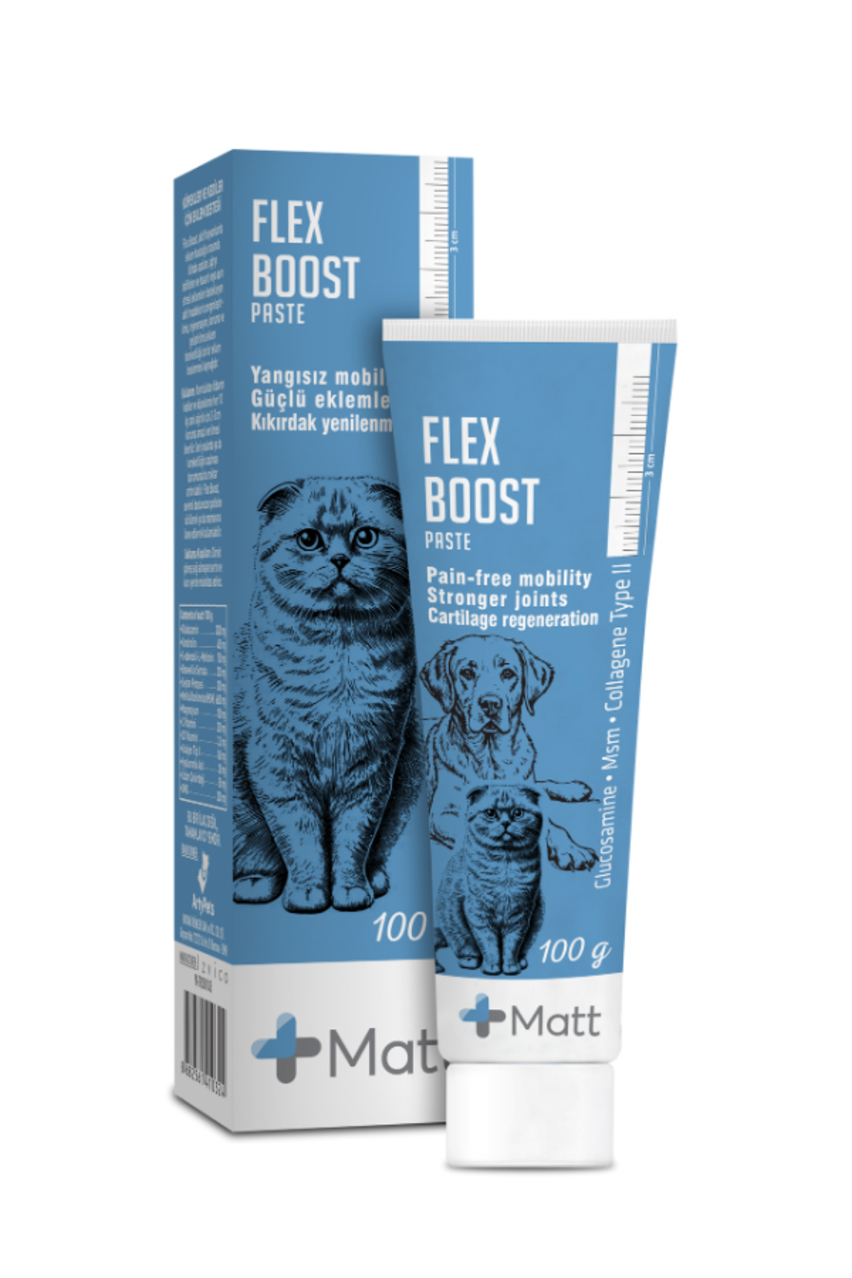 matt Kedi Köpek Eklem Güçlendirici Malt Flex Boost Paste