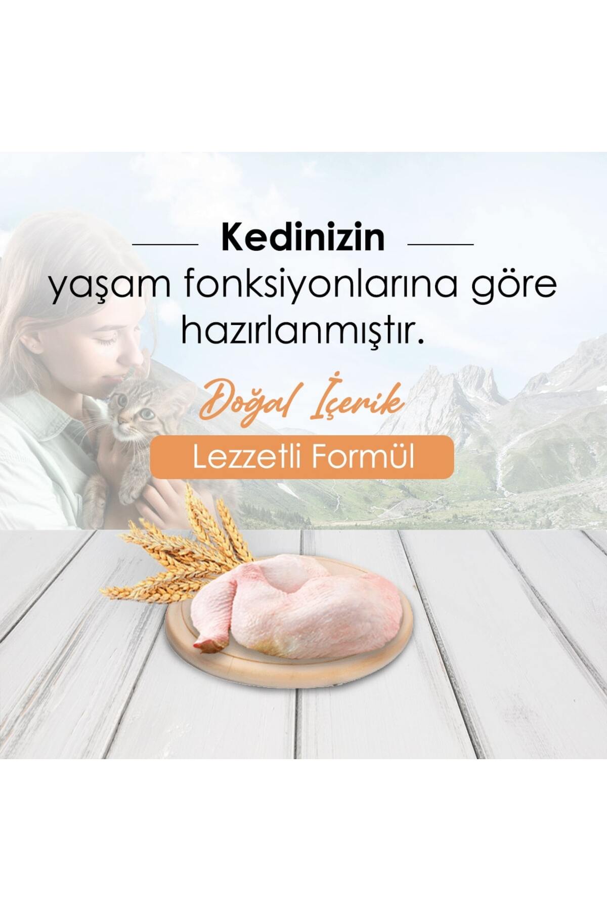 Bonnie Tavuklu Yetişkin Kedi Maması 10 Kg - Görsel 2