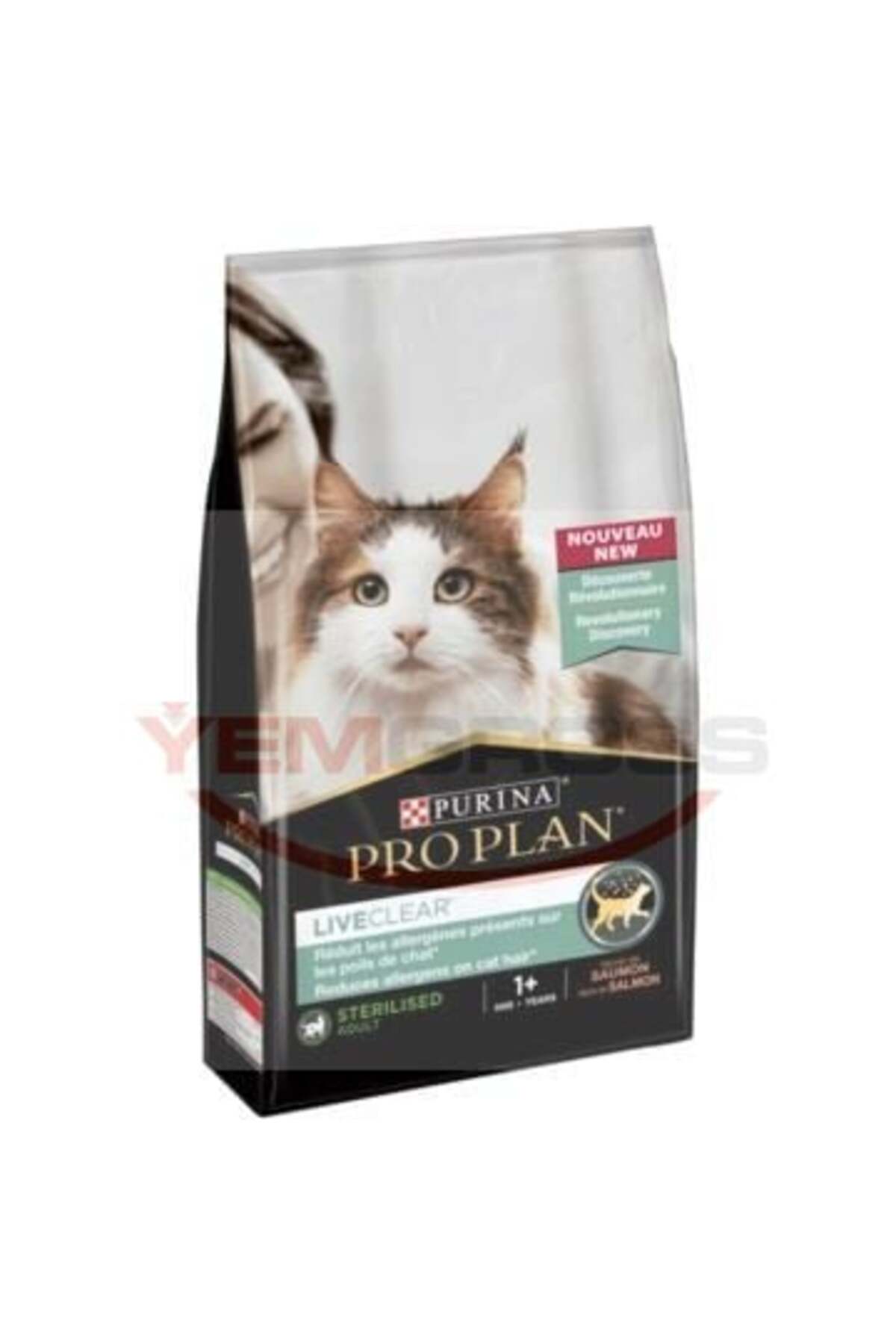 Pro Plan Liveclear Somonlu Alerjen Azaltan Kısırlaştırılmış Kedi Maması 1,4 Kg - Görsel 2