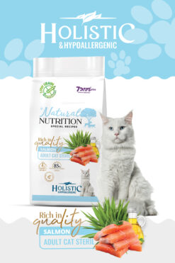 Natural Nutrition PREMIUM Somonlu Kuru Kısırlaştırılmış Kedi Maması 2 kg Salmon Adult Cat