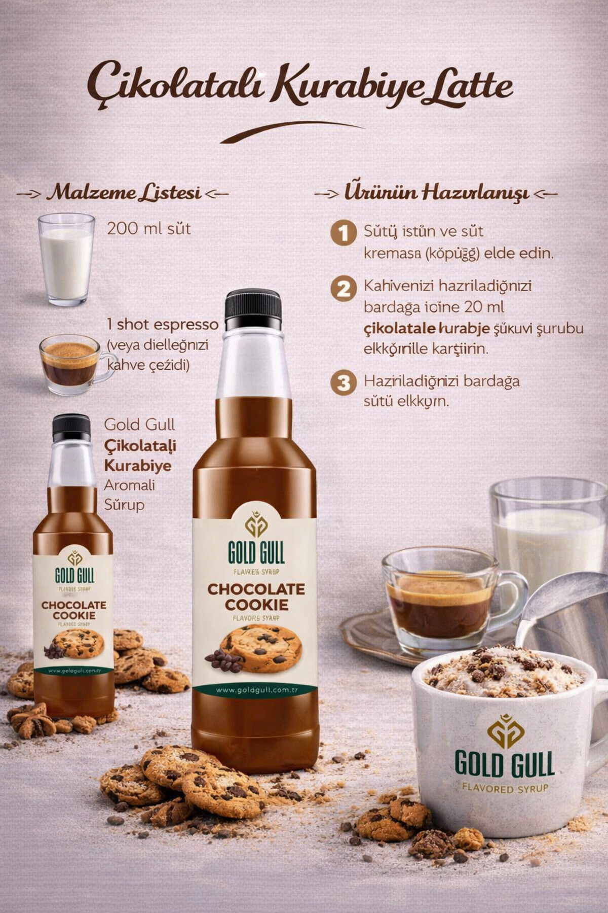 gold gull Kahve Lezzet Seti 8 x 110 ml. - Görsel 3