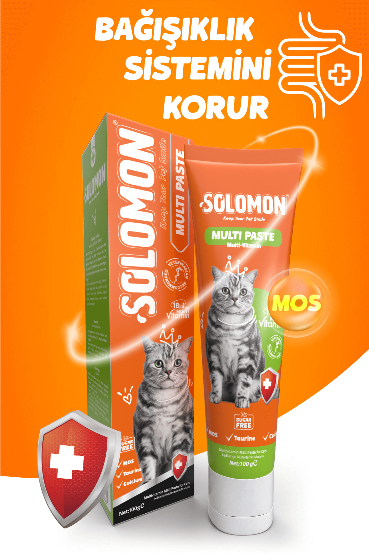 Solomon Kedi Süper Set (muti Paste & Malt Paste & Plus B) - Görsel 2